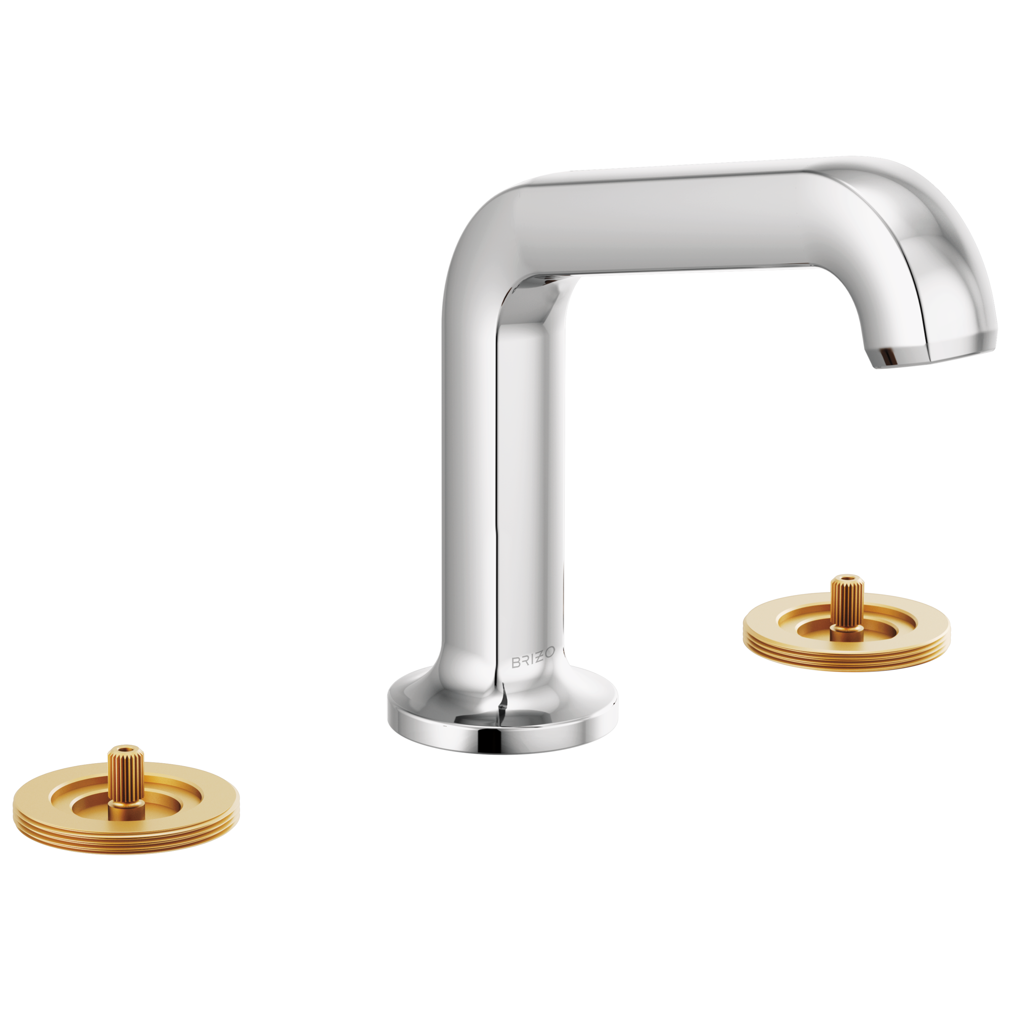 Kintsu Widespread Lavatory Faucet with Angled Spout - Less Handles 1.5 GPM