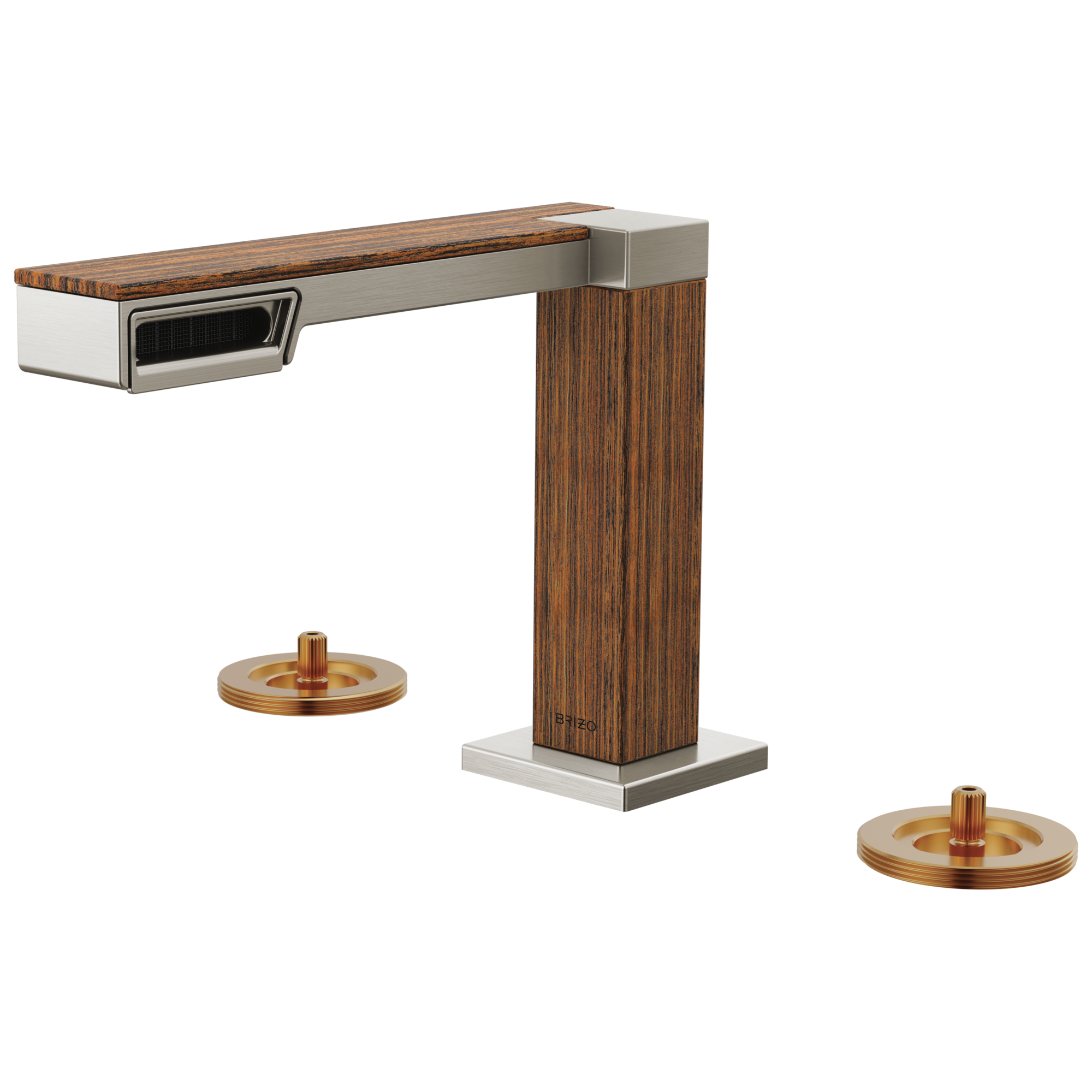 Frank Lloyd Wright Bath Collection by Brizo Widespread Lavatory Faucet - Less Handles