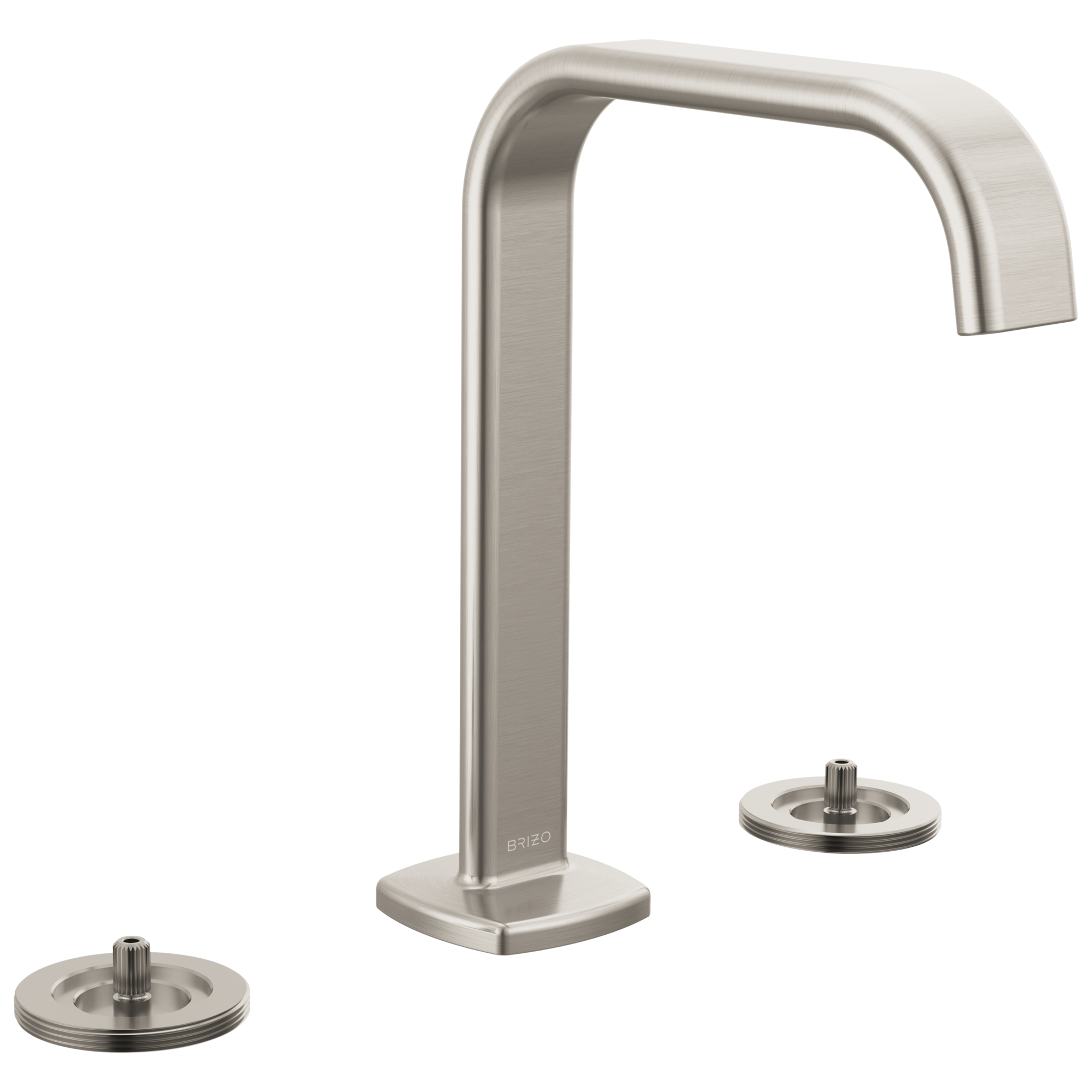 Allaria Widespread Lavatory Faucet with Square Spout - Less Handles — image 1