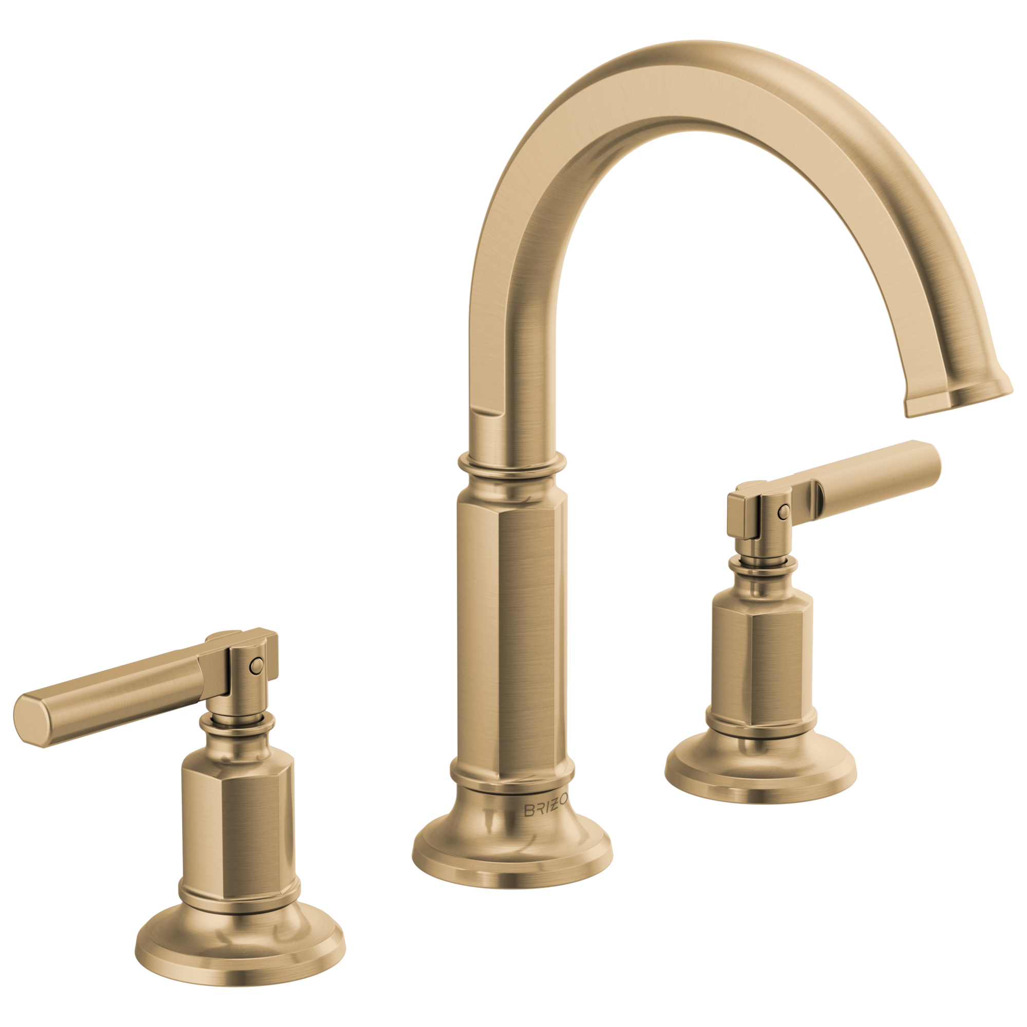 Invari Widespread Lavatory Faucet with Arc Spout - Less Handles 1.2 GPM