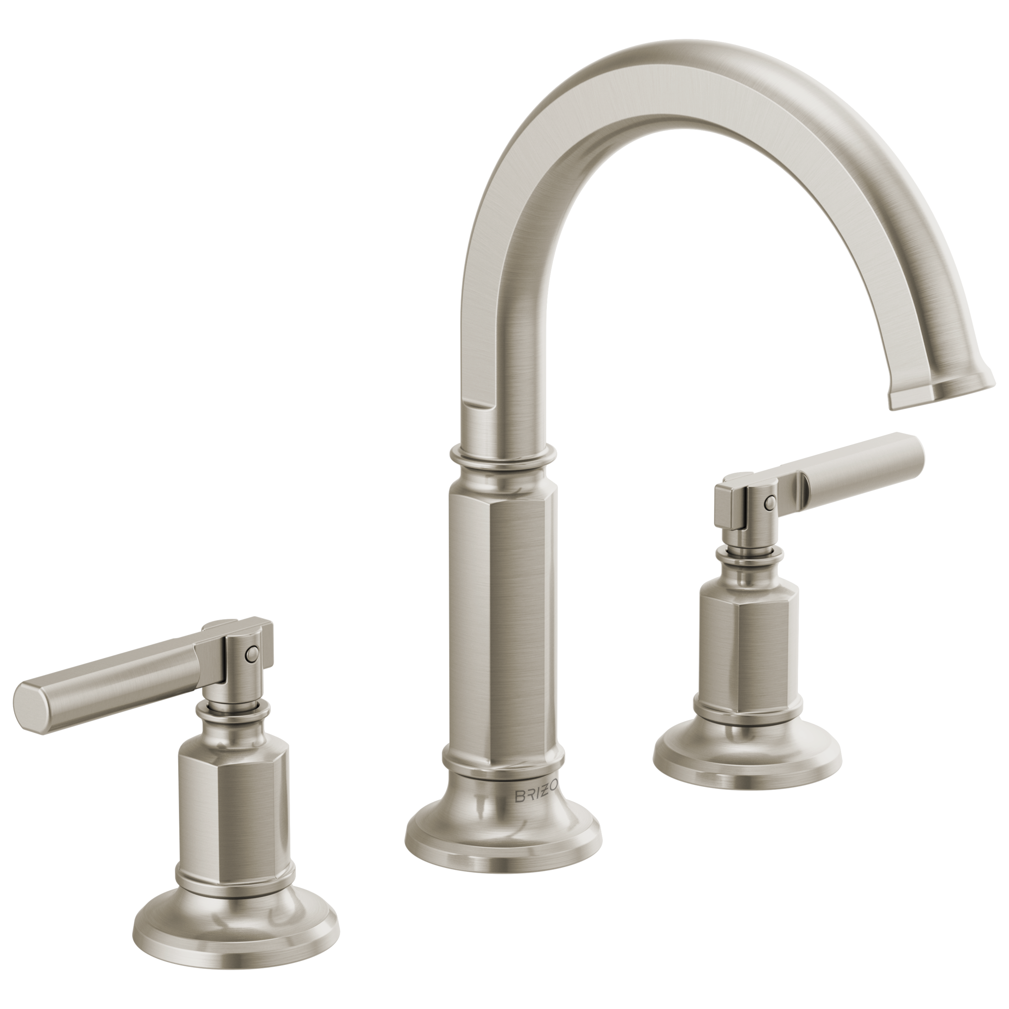 Invari Widespread Lavatory Faucet with Arc Spout - Less Handles 1.2 GPM