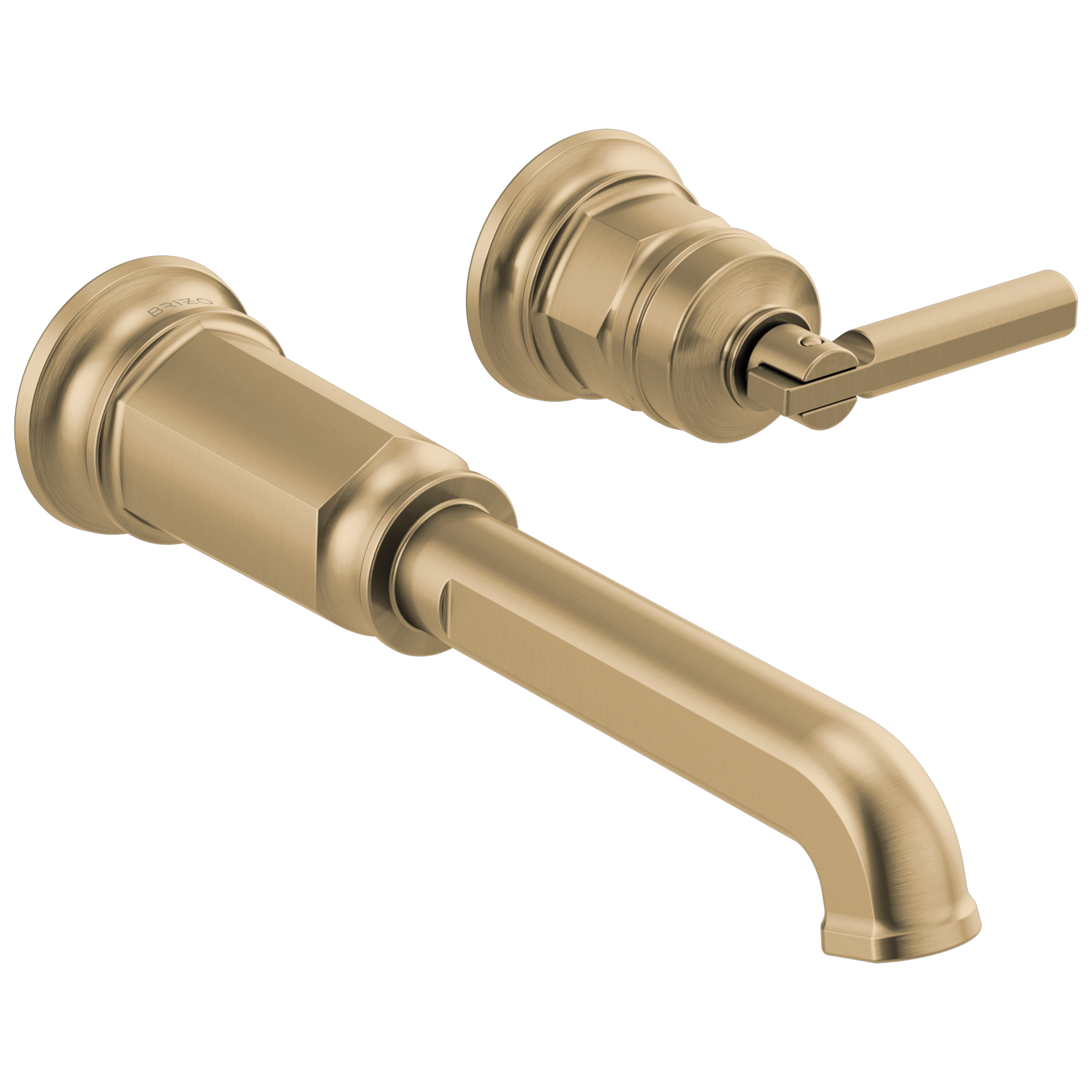 Invari Two-Hole, Single-Handle Wall Mount Lavatory Faucet - Less Handle 1.2 GPM