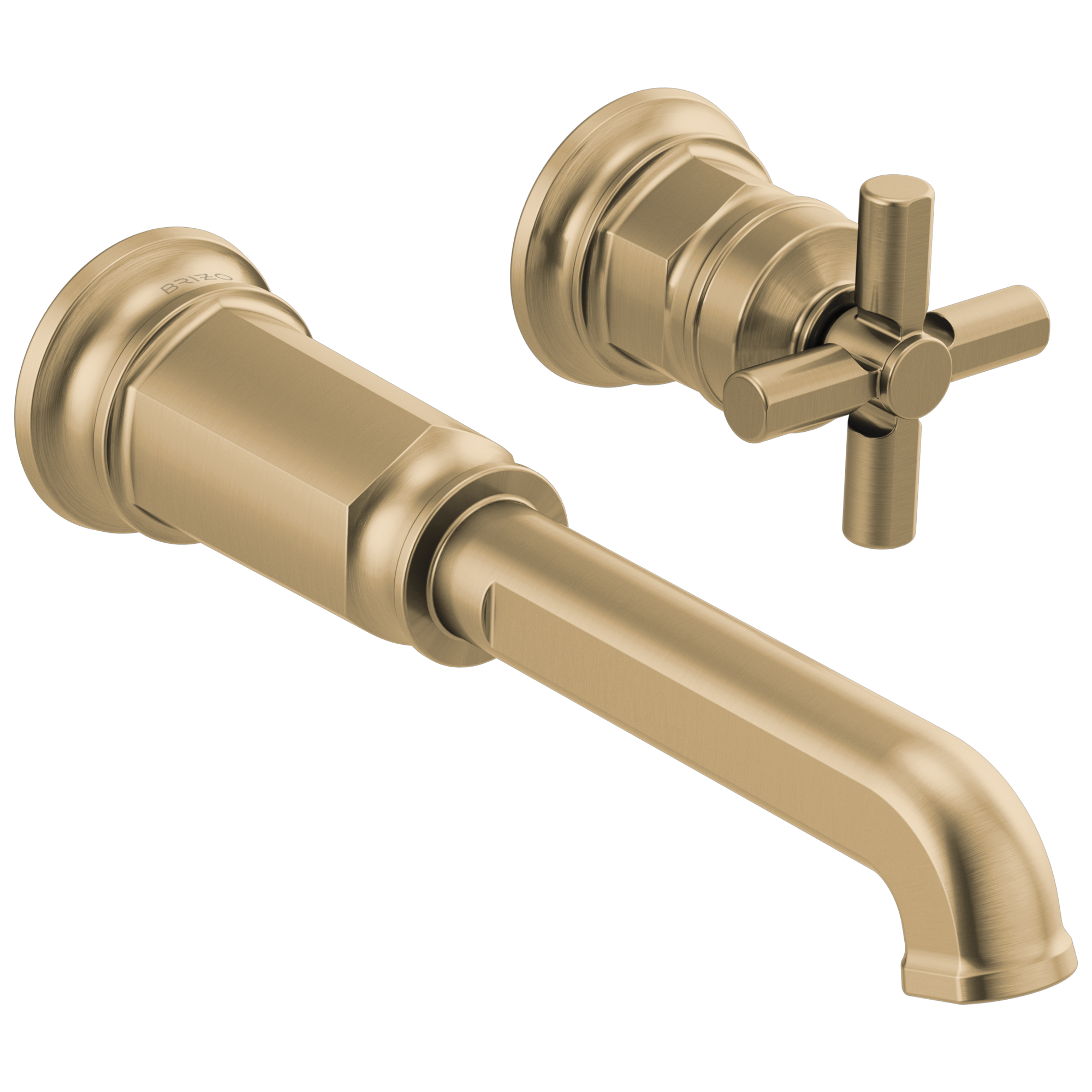 Invari Two-Hole, Single-Handle Wall Mount Lavatory Faucet - Less Handle 1.2 GPM — image 1