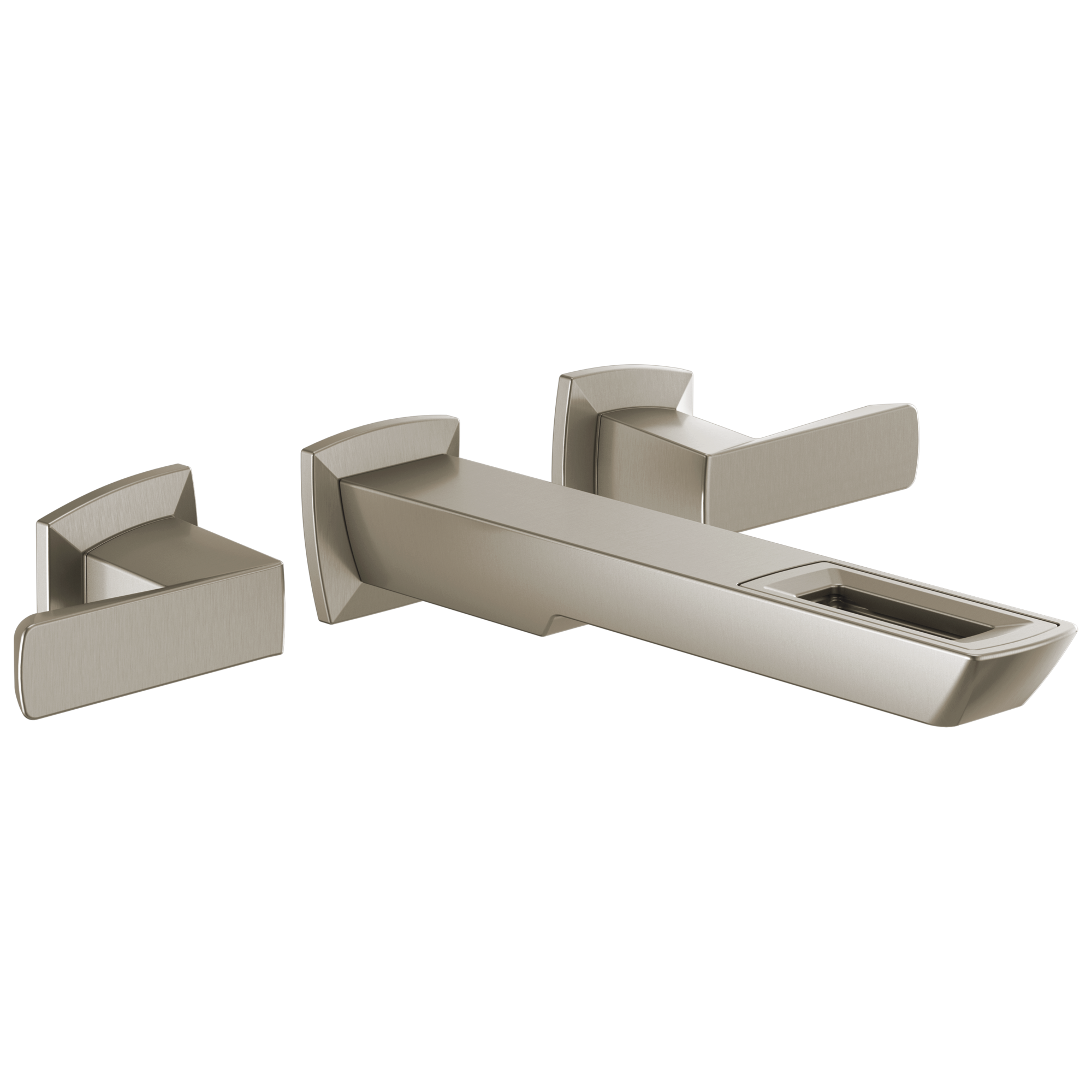 Vettis Two-Handle Wall Mount Lavatory Faucet With Open-Flow Spout 1.2 GPM