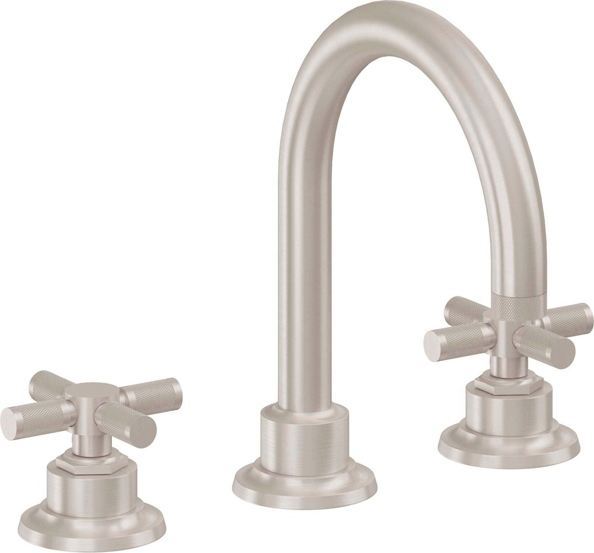 Descanso 8" Widespread Lavatory Faucet with Knurled Handle — image 1