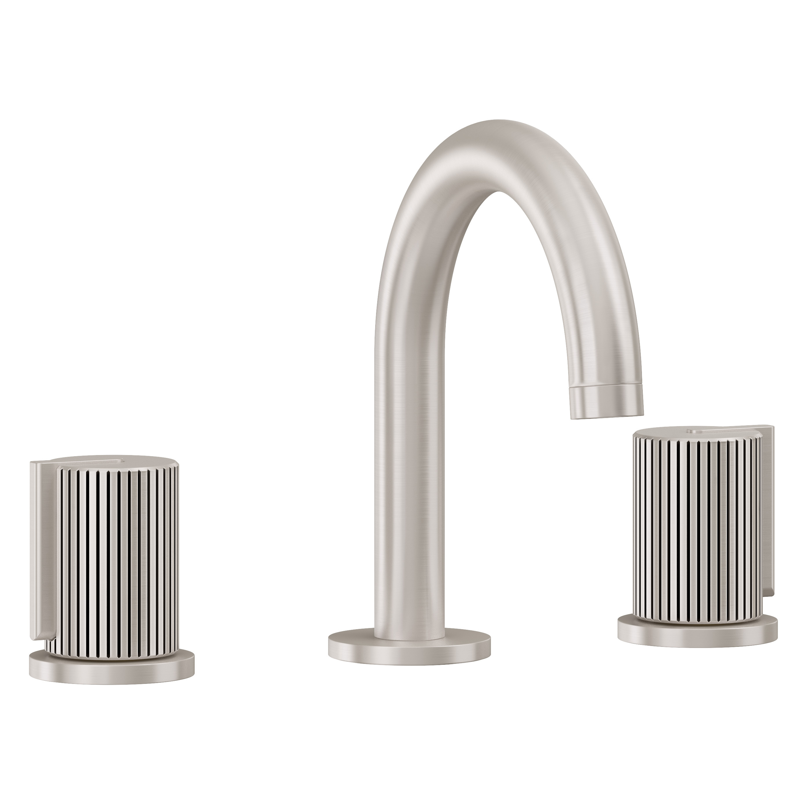 Jalama 8" Widespread Lavatory Faucet - Pinstripe Intaglio Handle — image 1