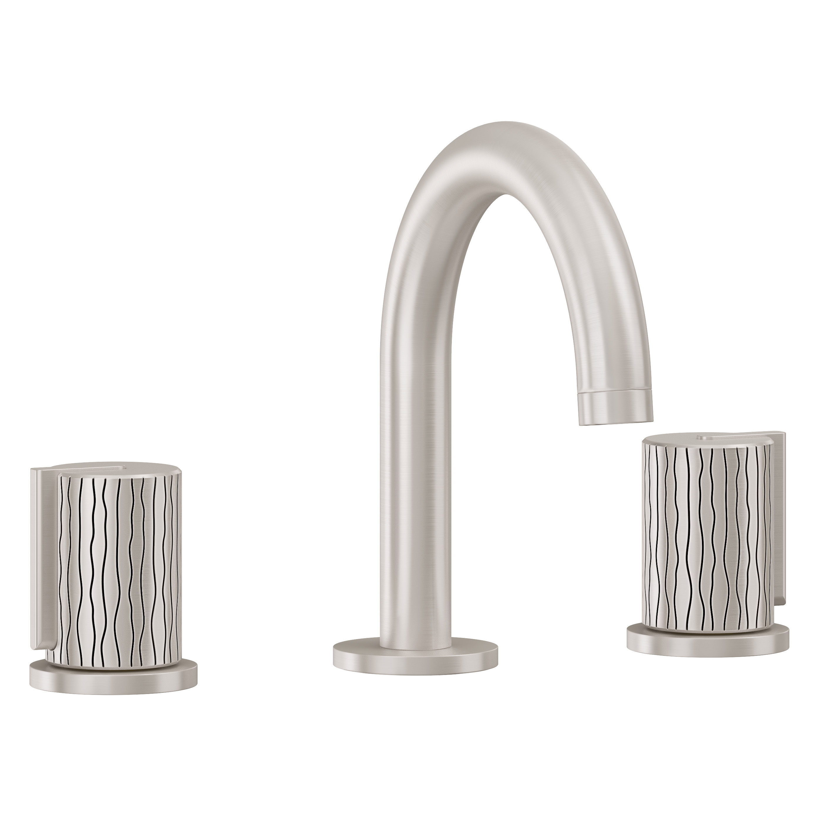 Jalama 8" Widespread Lavatory Faucet - Rivulet Intaglio Handle