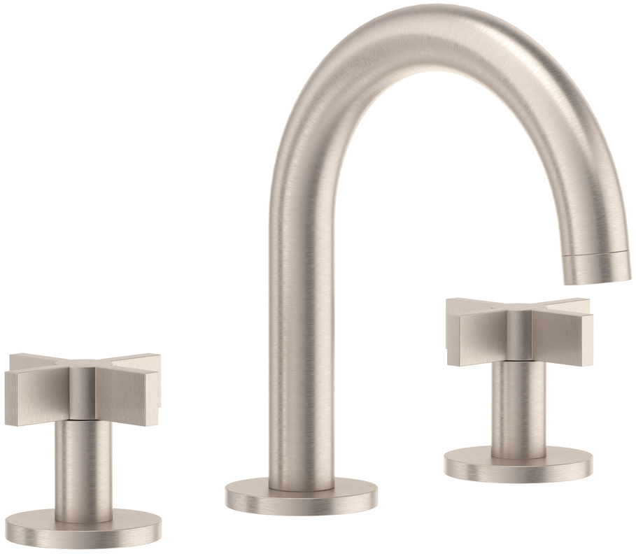 Cayucos 8" Widespread Lavatory Faucet - Medium Spout and Cross Handle — image 1