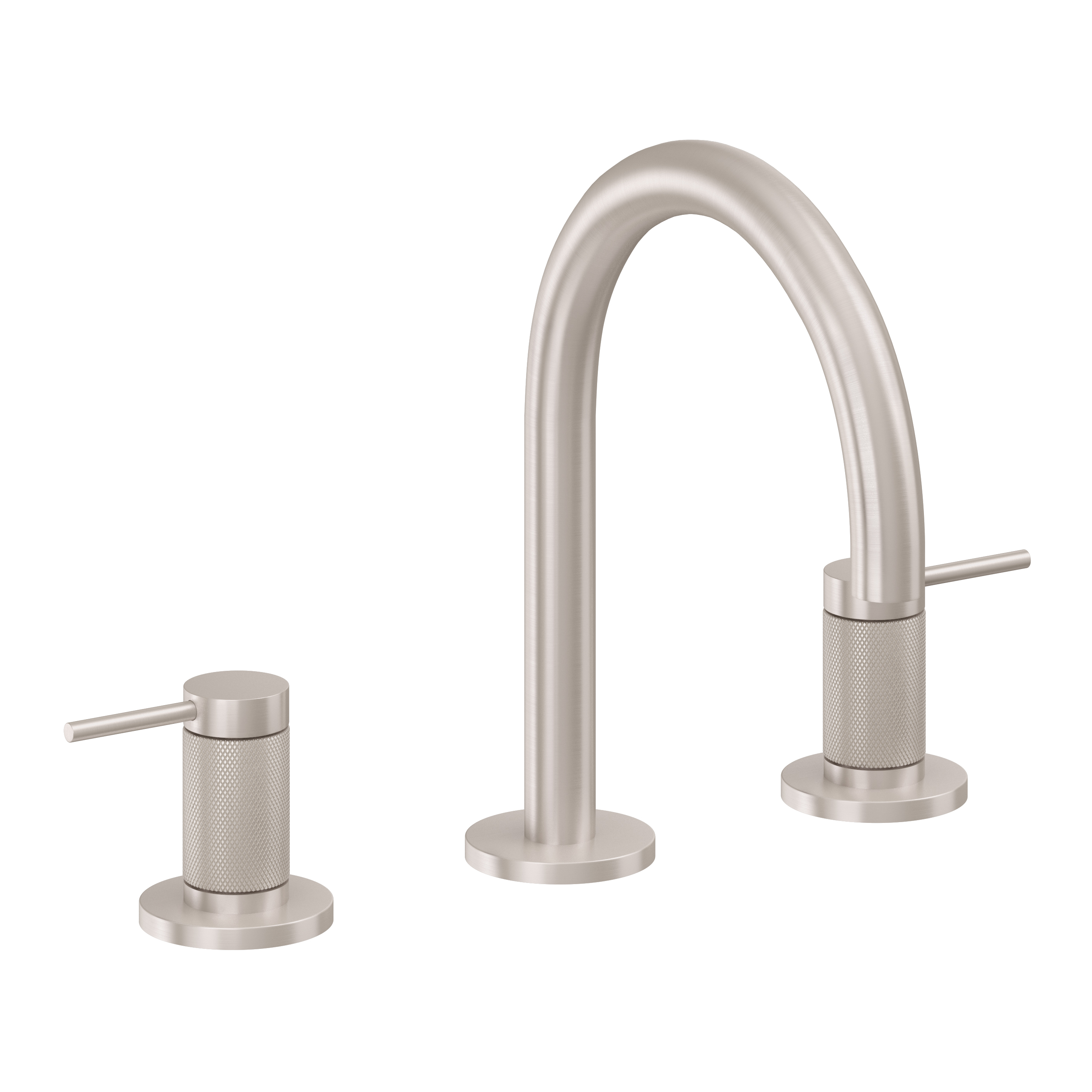 D Street 8" Widespread Lavatory Faucet - High Spout; Knurled Insert — image 1