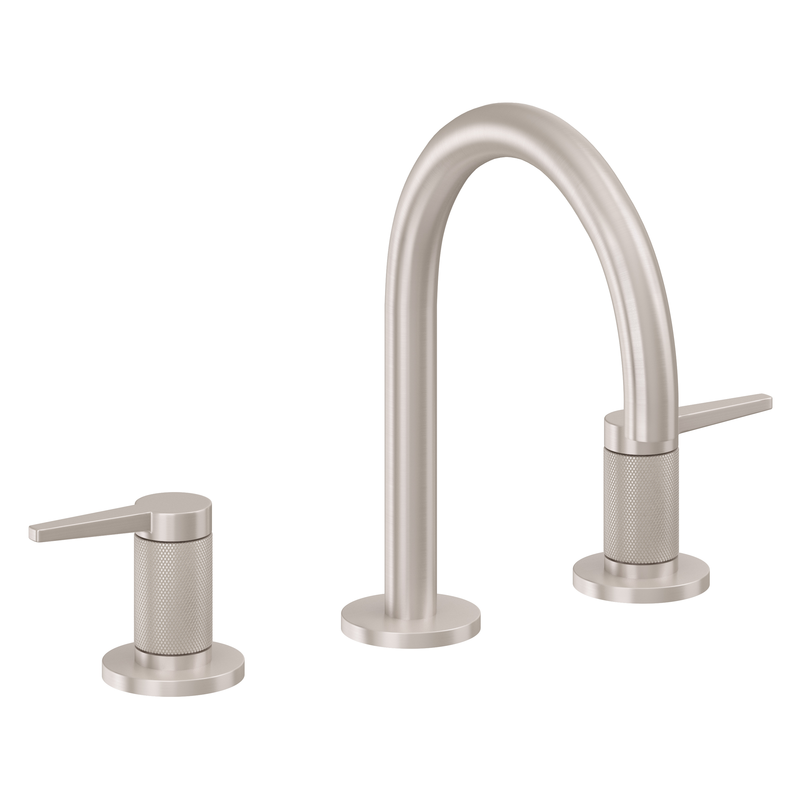 D Street 8" Widespread Lavatory Faucet - High Spout; Knurled Insert — image 1