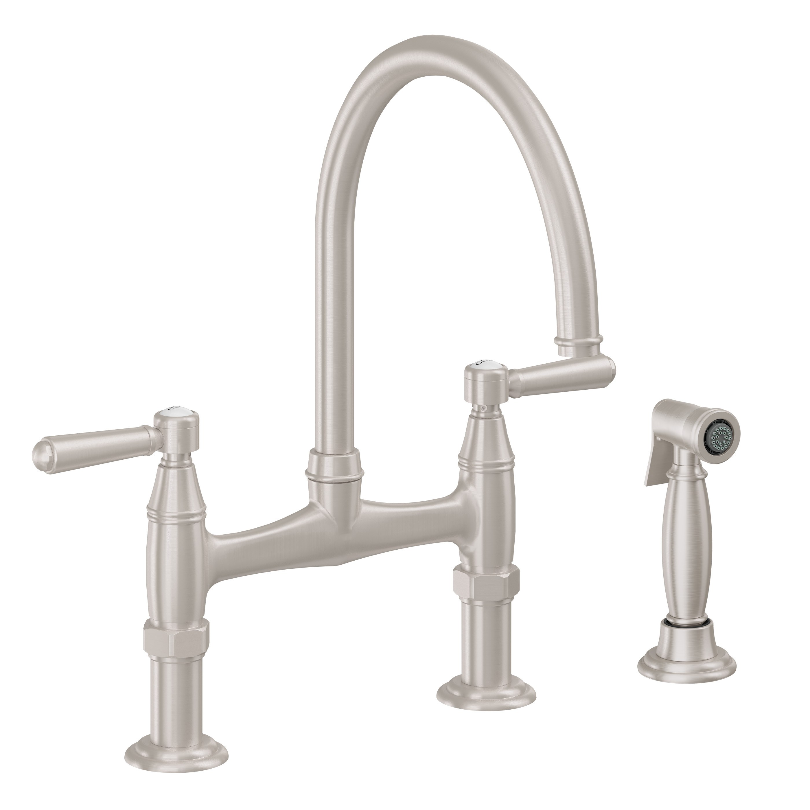 Davoli Bridge Kitchen Faucet with Sidespray