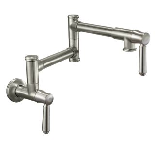Davoli Pot Filler - Dual Handle Wall Mount - Traditional
