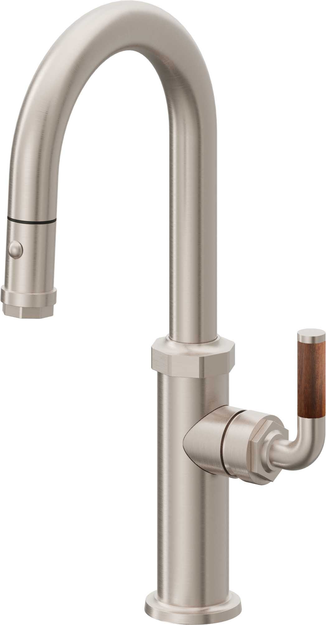 Descanso Pull-Down Prep/Bar Faucet with Button Sprayer