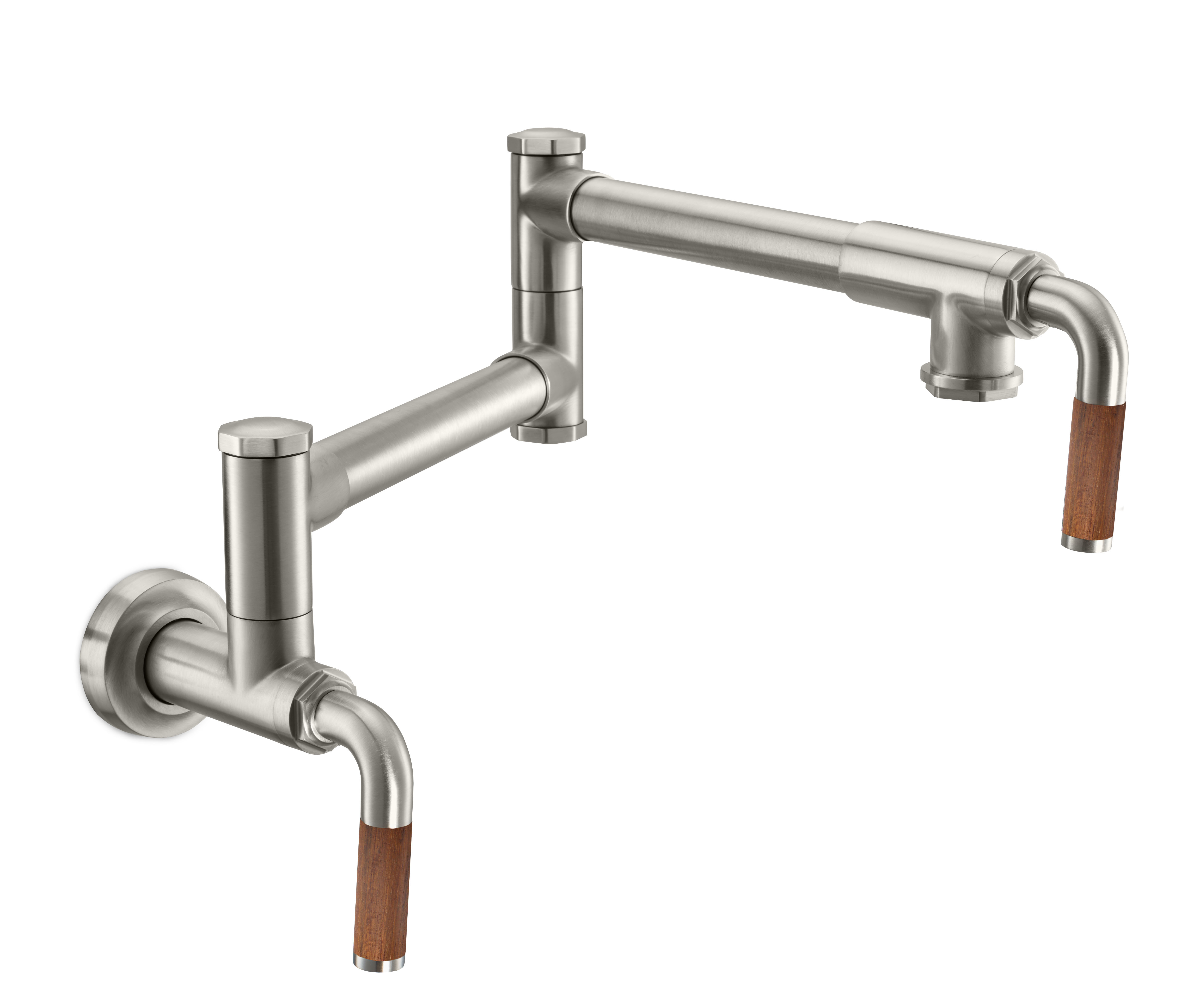 Descanso Pot Filler - Dual Handle Wall Mount - Industrial — image 1