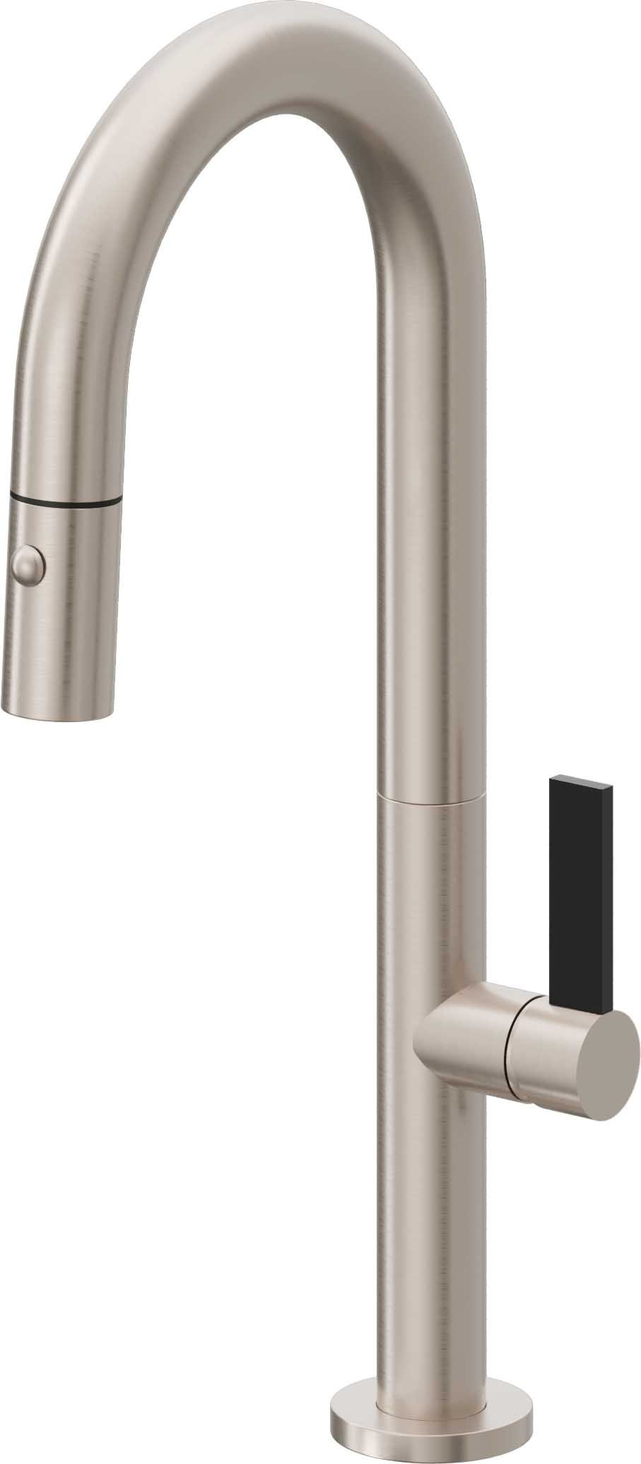 Poetto Pull-Down Prep/Bar Faucet with Button Sprayer — image 1