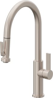 Corsano Pull-Down Kitchen Faucet with Squeeze Handle Sprayer - High Spout