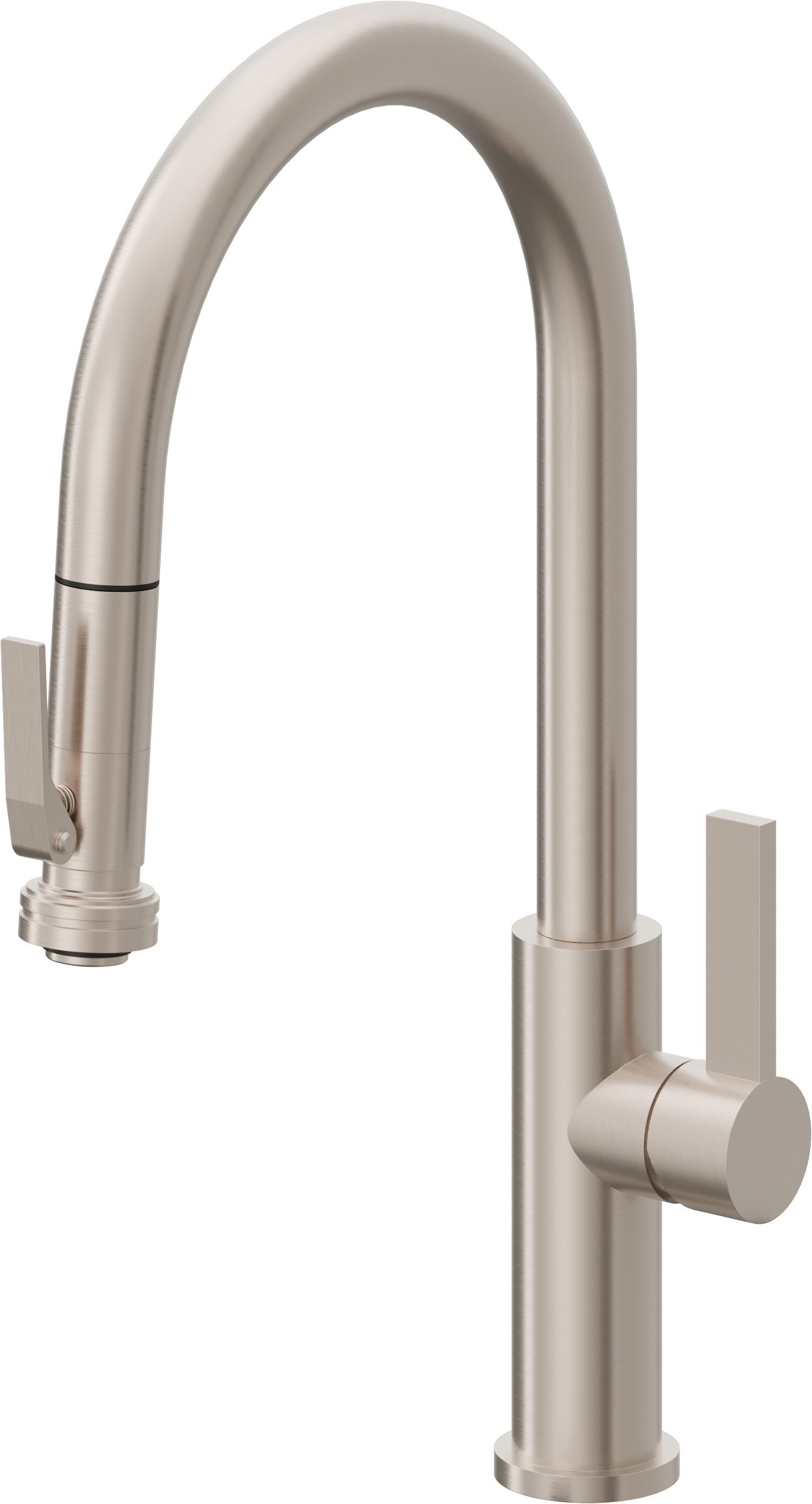 Corsano Pull-Down Kitchen Faucet with Squeeze Handle Sprayer - High Spout — image 1