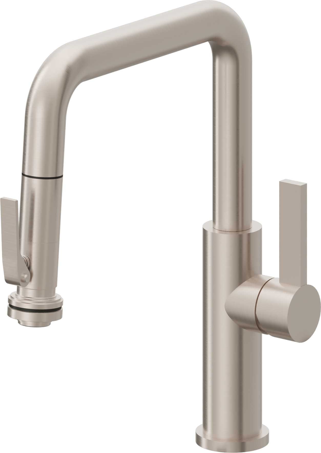 Corsano Pull-Down Kitchen Faucet with Squeeze Handle Sprayer - Quad Spout — image 1