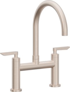 Corsano Bridge Kitchen Faucet - Arc Spout