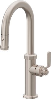 Descanso Works Pull-Down Prep/Bar Faucet with Ball Lever Handle