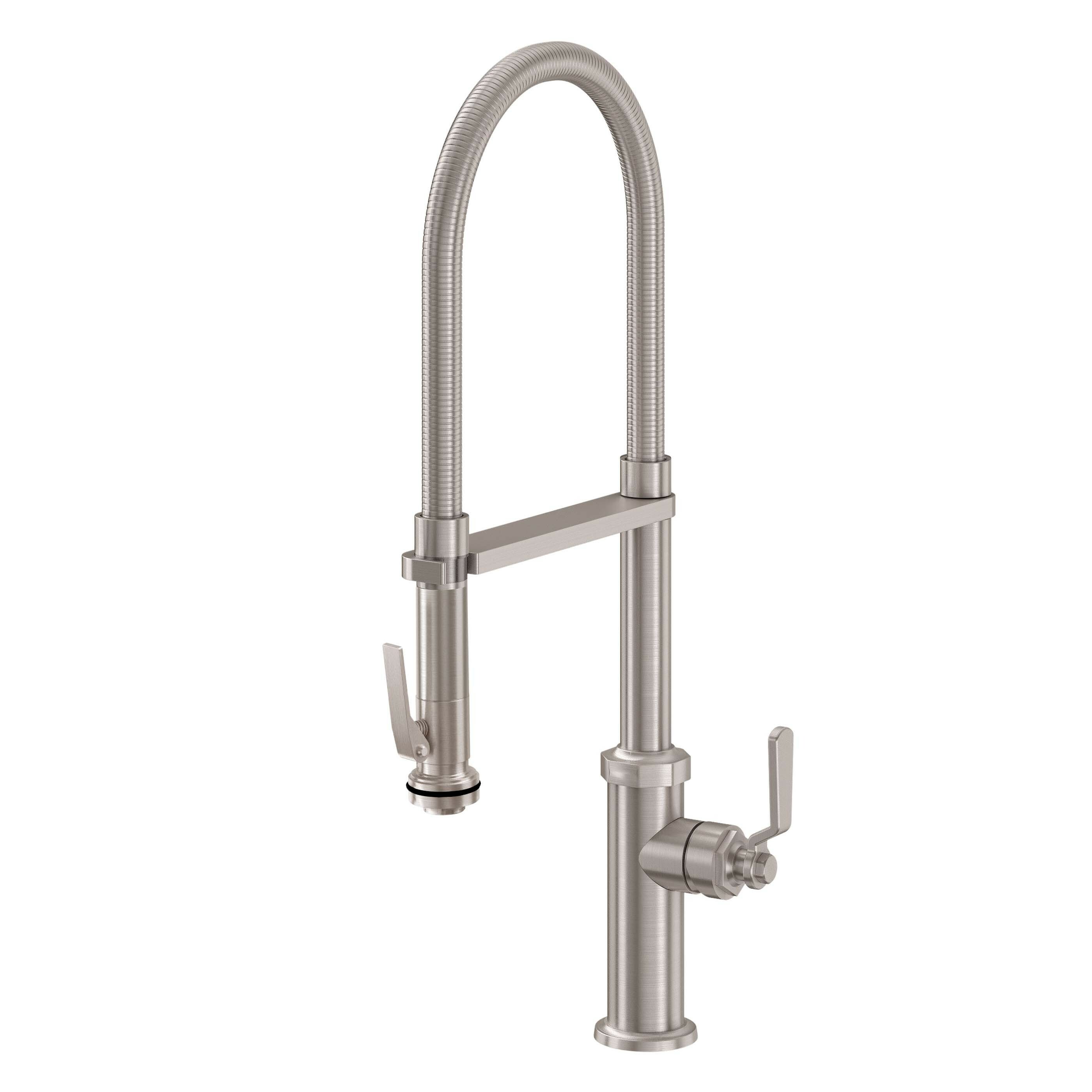 Descanso Works Squeeze Lever Culinary Kitchen Faucet