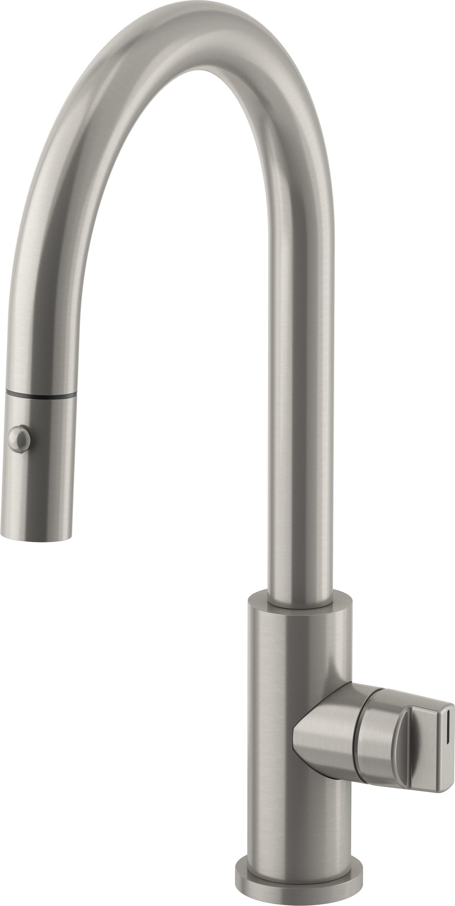 COTO Pull-Down Kitchen Faucet with Button Sprayer - Low Spout