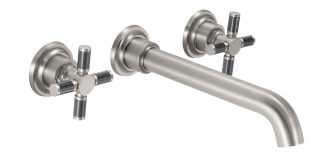 Descanso Vessel Lavatory Faucet Trim Only - Carbon Fiber Handle