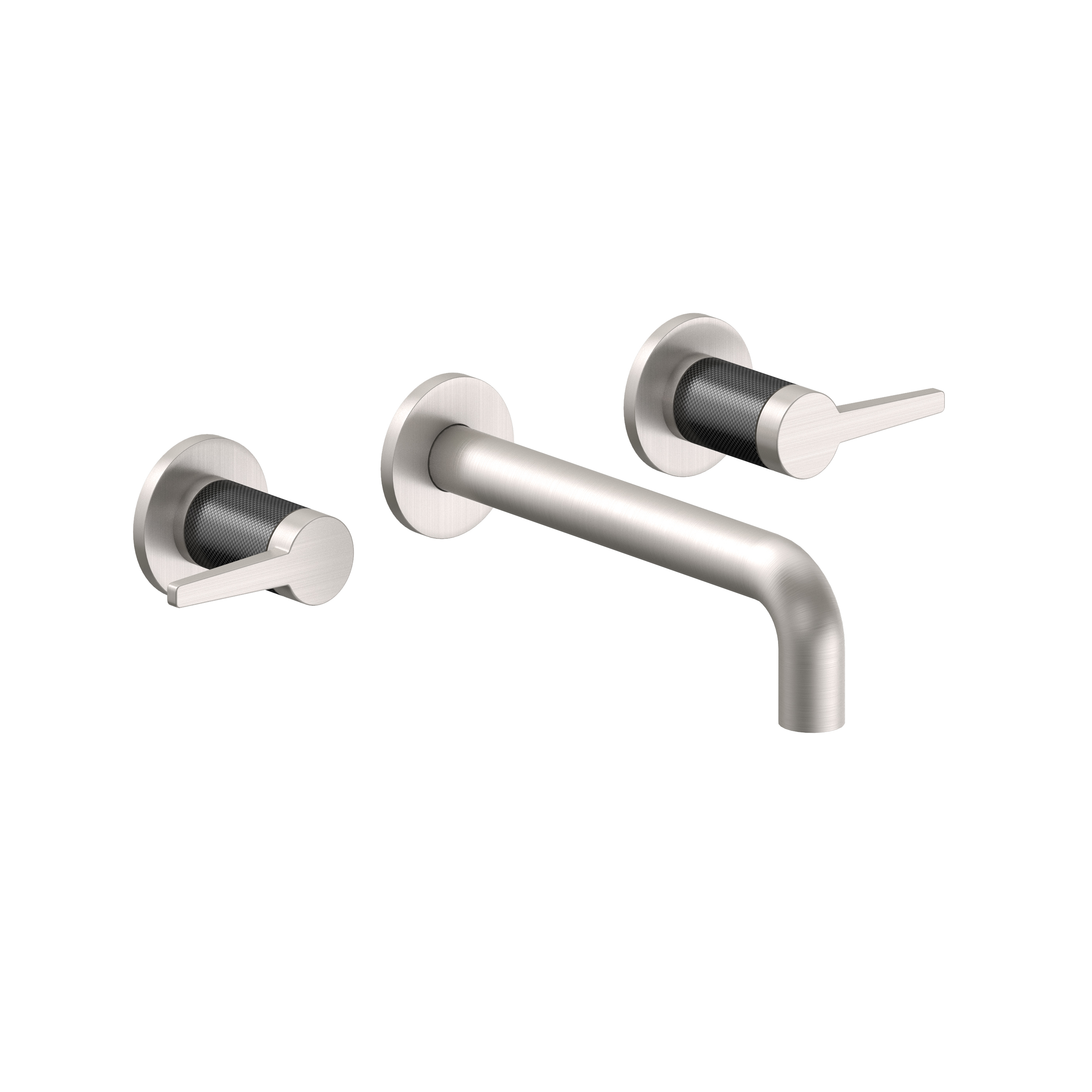 D Street Vessel Lavatory Faucet Trim Only - Carbon Fiber Insert