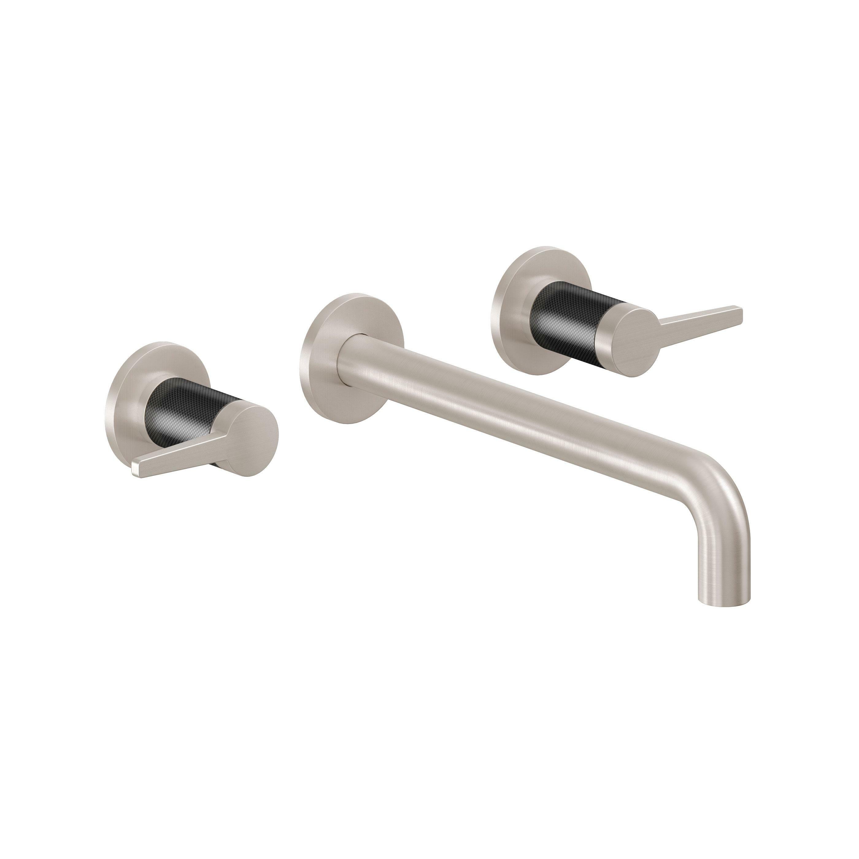 D Street Vessel Lavatory Faucet Trim Only - Carbon Fiber Insert — image 1