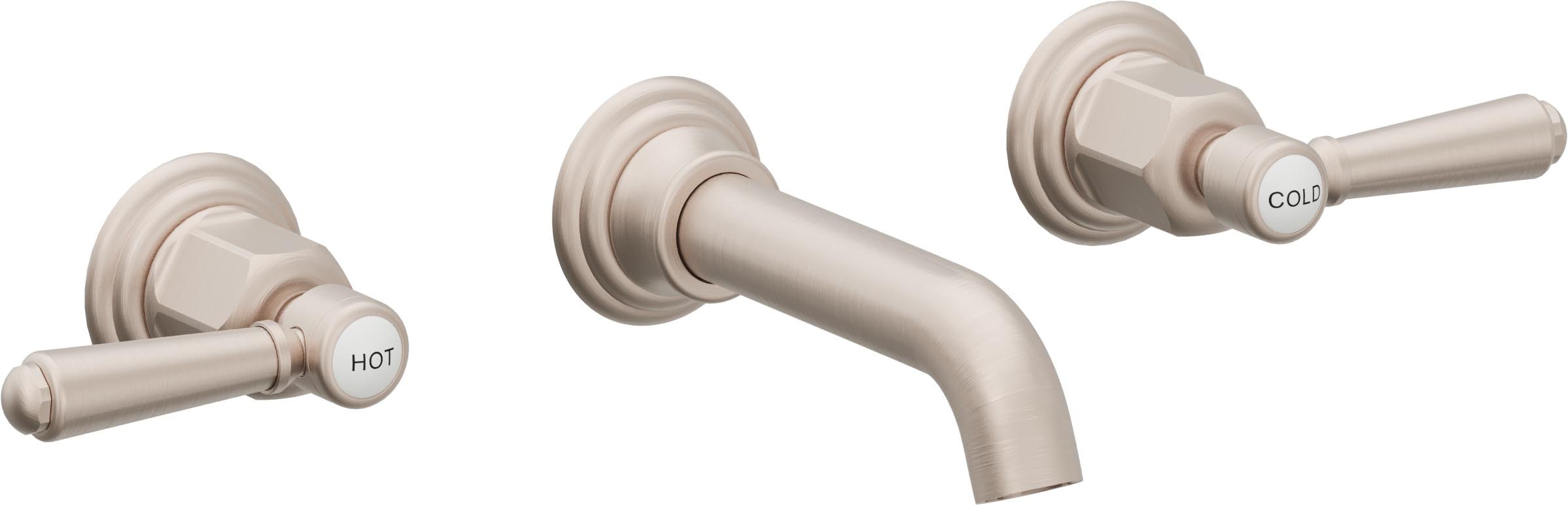 Coronado Two Handle Lavatory Wall Faucet Trim Only — image 1