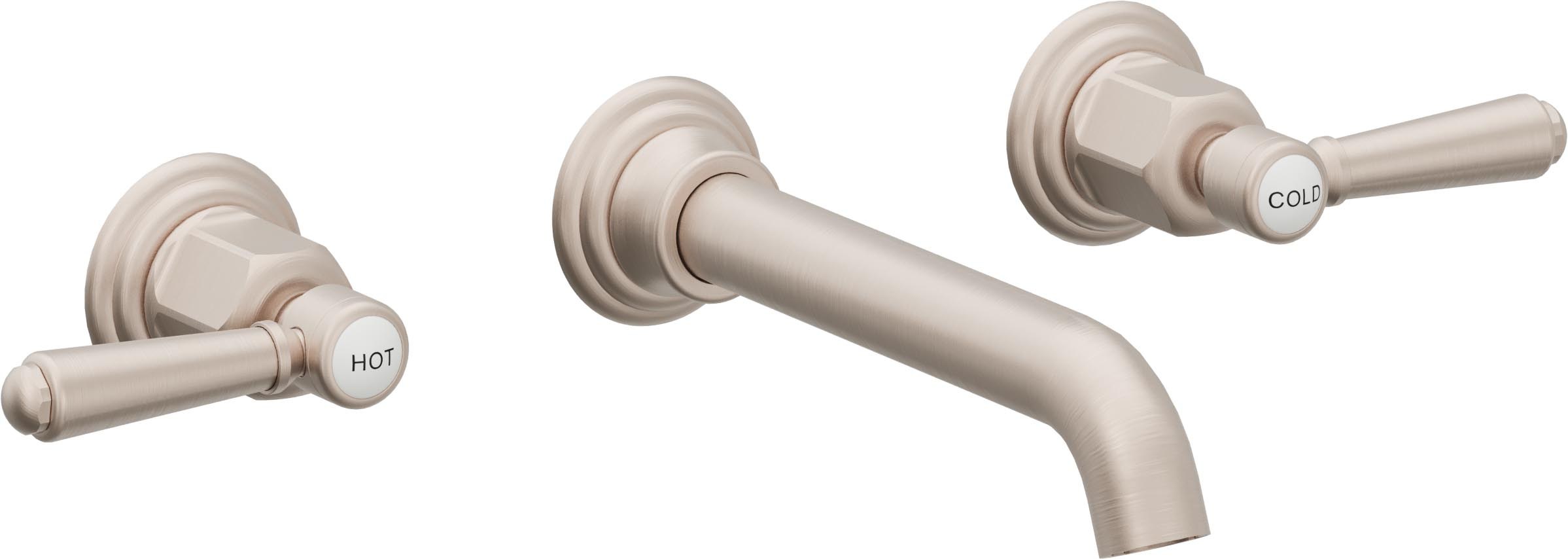 Coronado Two Handle Lavatory Wall Faucet Trim Only — image 1