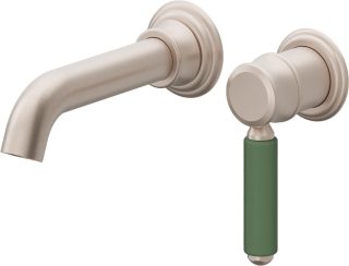 Del Mar Single Handle Lavatory Wall Faucet Trim Only