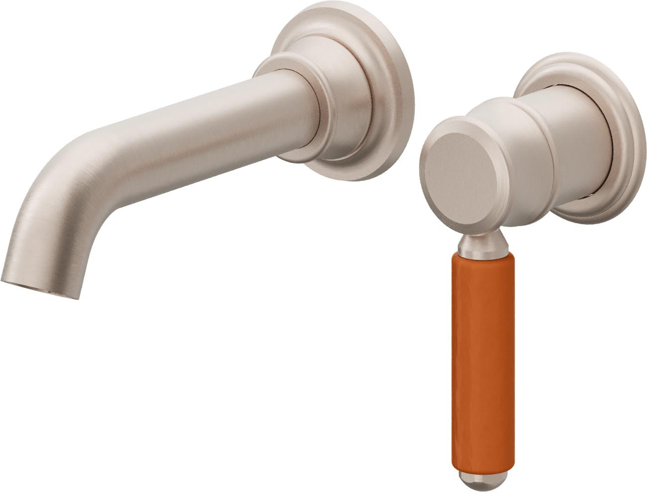 Del Mar Single Handle Lavatory Wall Faucet Trim Only — image 1