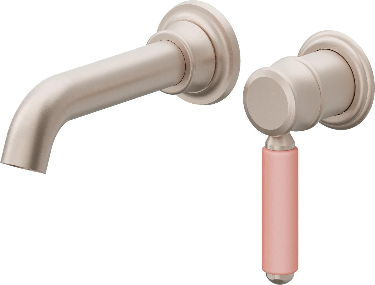 Del Mar Single Handle Lavatory Wall Faucet Trim Only