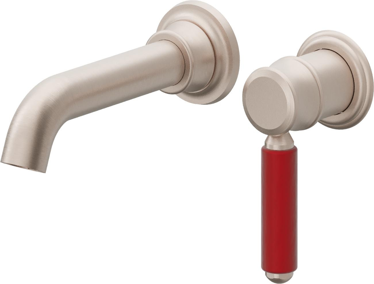 Del Mar Single Handle Lavatory Wall Faucet Trim Only — image 1
