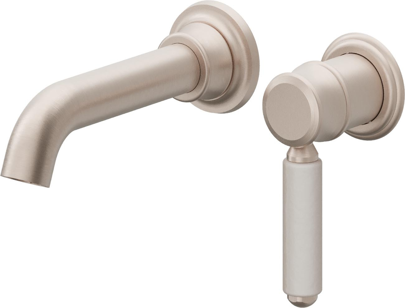 Del Mar Single Handle Lavatory Wall Faucet Trim Only