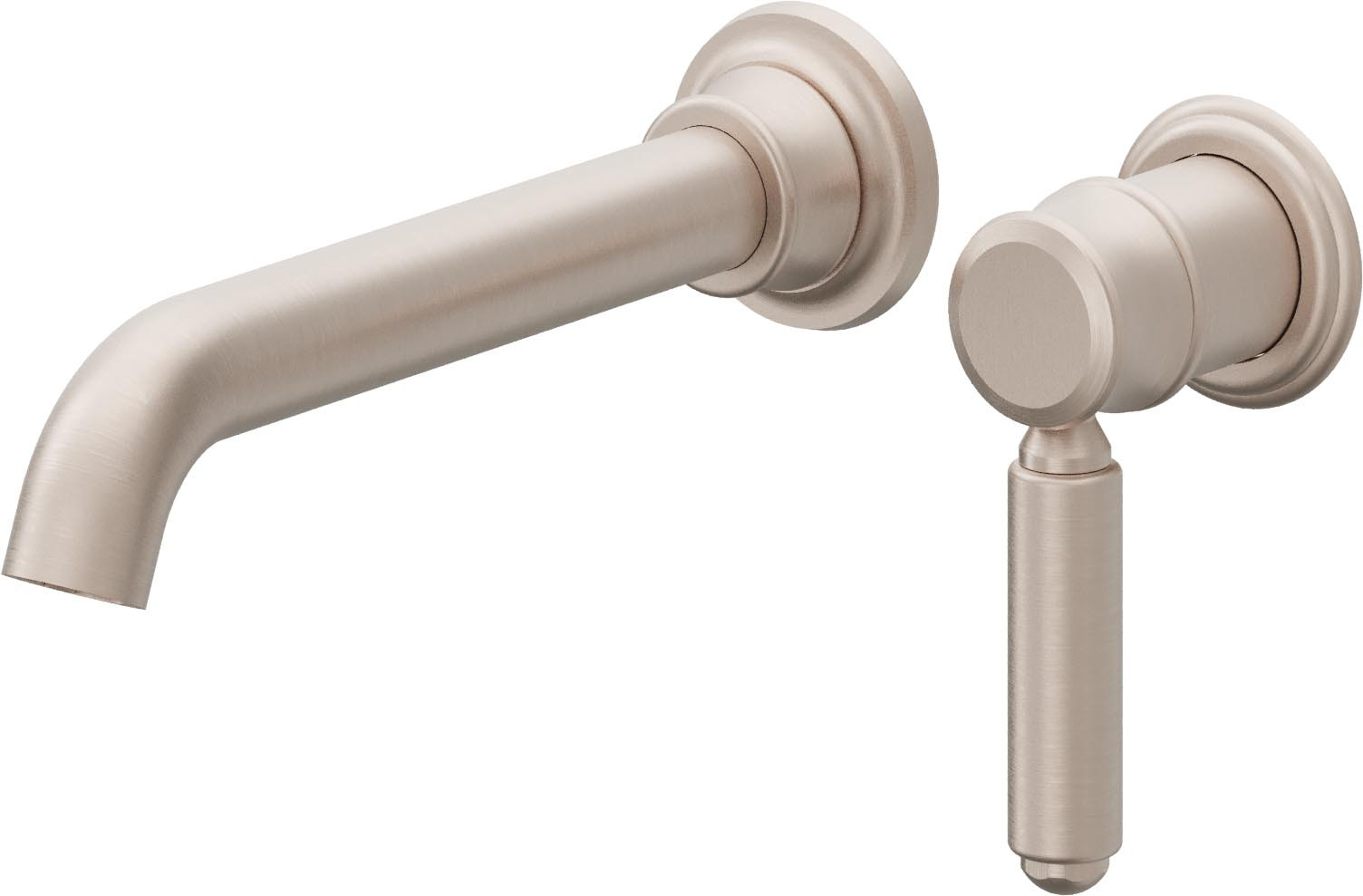 Del Mar Single Handle Lavatory Wall Faucet Trim Only