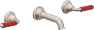 Del Mar Two Handle Lavatory Wall Faucet Trim Only