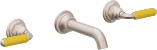 Del Mar Two Handle Lavatory Wall Faucet Trim Only