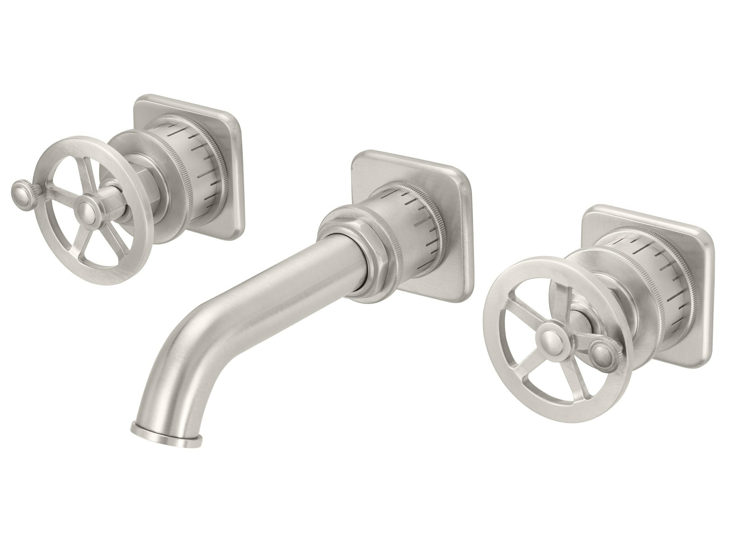 Steampunk Bay Vessel Lavatory Faucet Trim Only - Wheel Handle