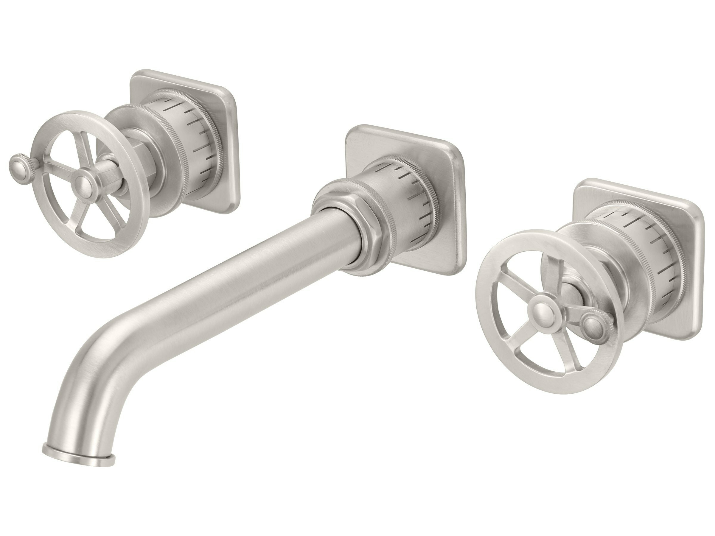 Steampunk Bay Vessel Lavatory Faucet Trim Only - Wheel Handle