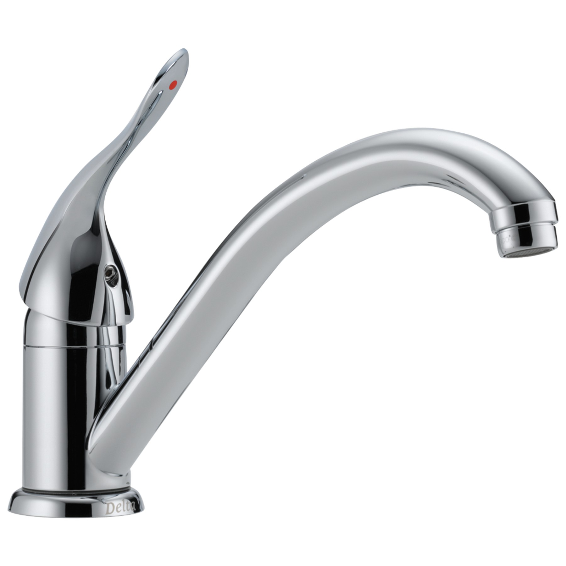 Single Handle Centerset Kitchen Faucet in Chrome