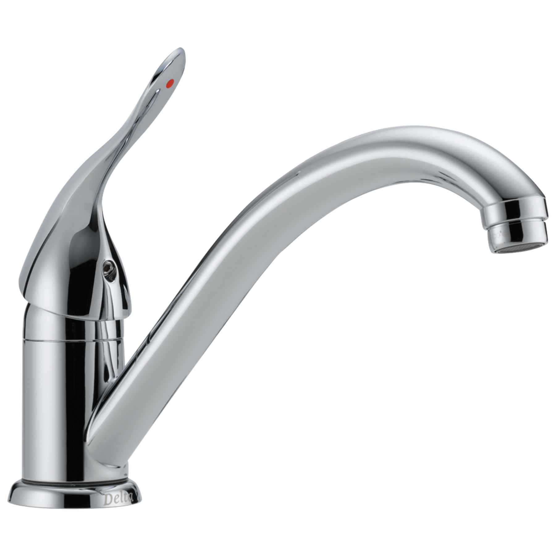 Single Handle Centerset Kitchen Faucet in Chrome — thumbnail 3
