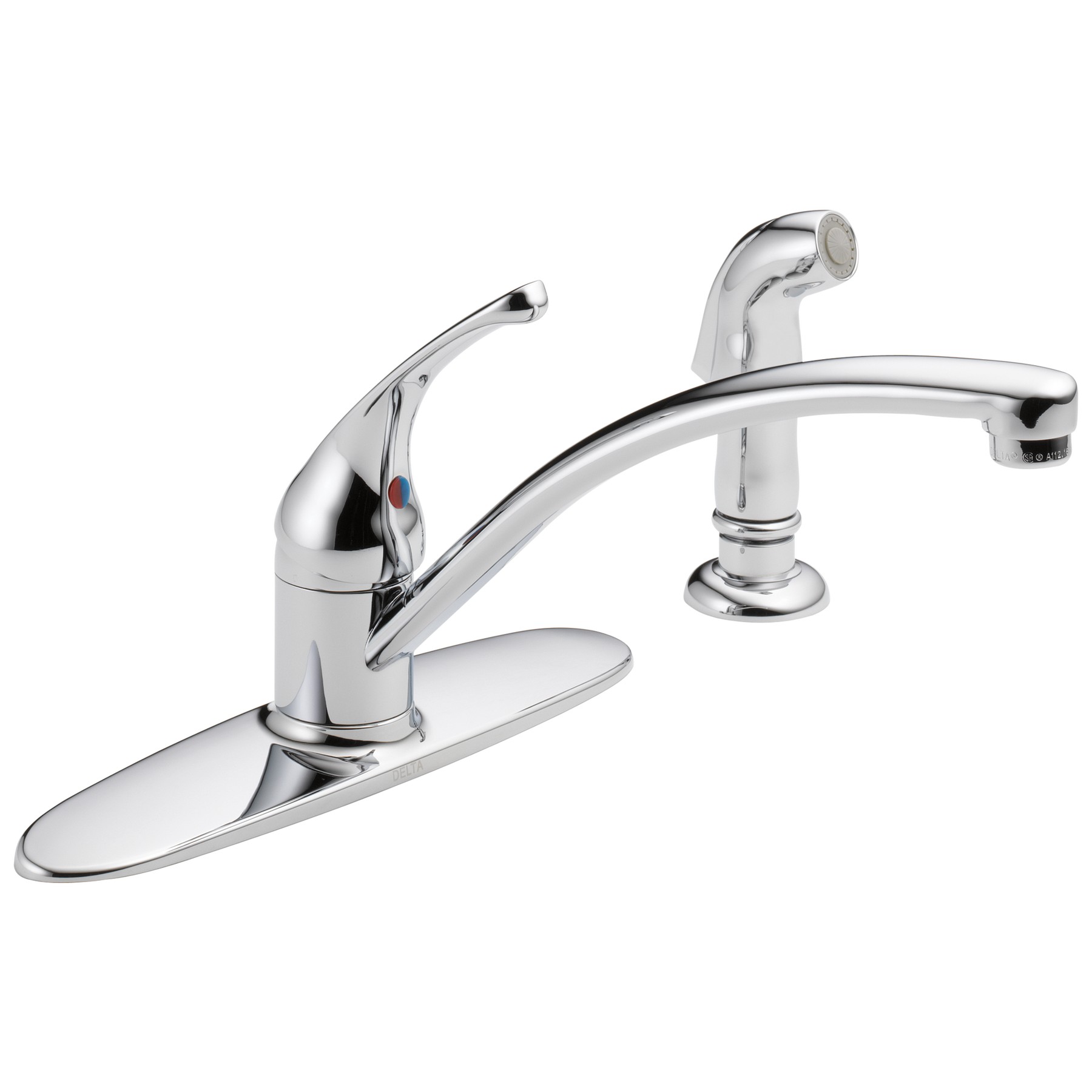 Single Handle Kitchen Faucet with Spray in Chrome 10901LF