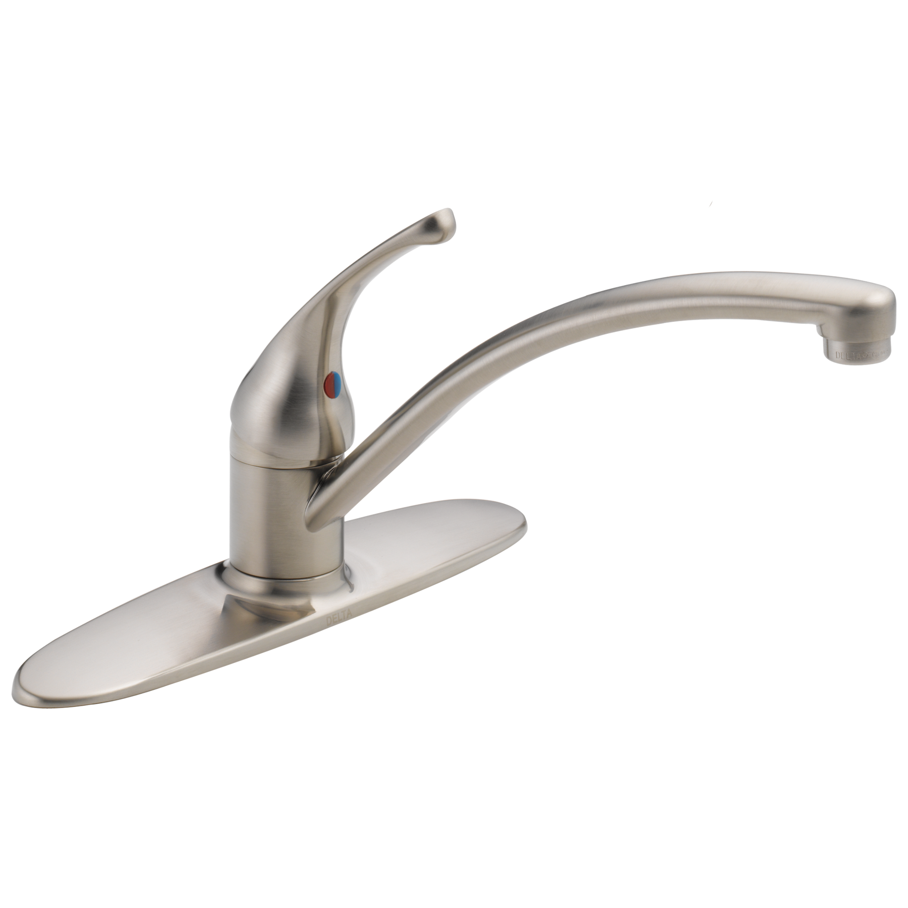 Single Handle Kitchen Faucet in Stainless