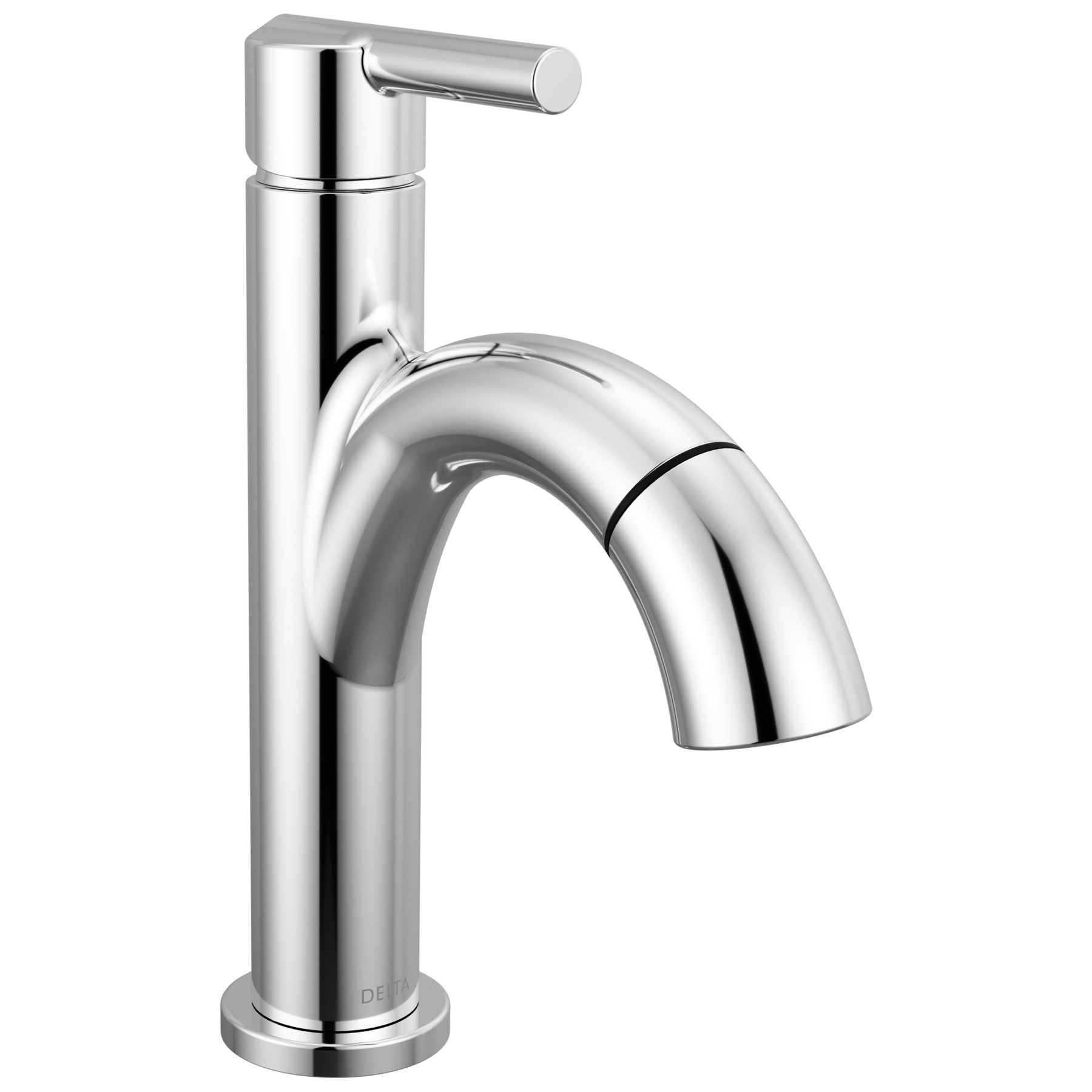 Single Handle Pull-Down Bathroom Faucet in Chrome