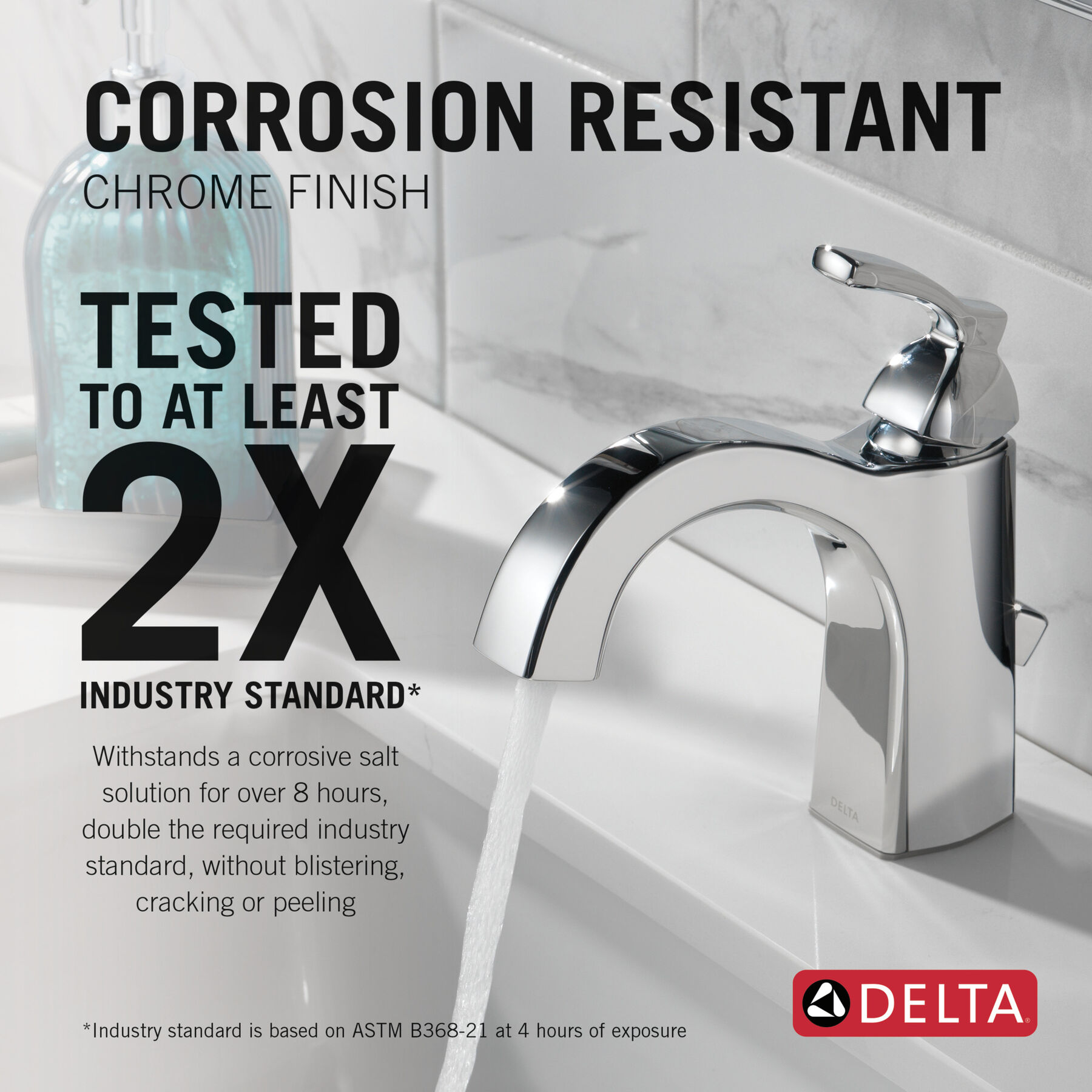 Single Handle Centerset Bathroom Faucet in Chrome 15768LF — thumbnail 2
