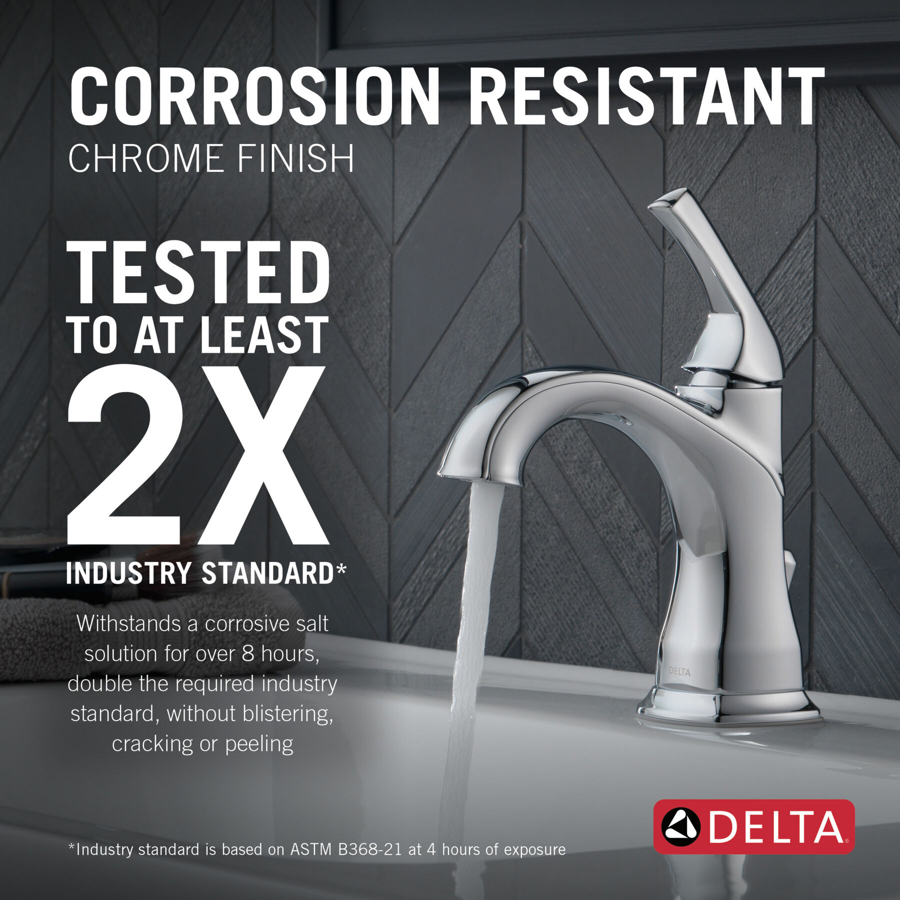 Single Handle Centerset Faucet in Chrome 15770LF — thumbnail 2