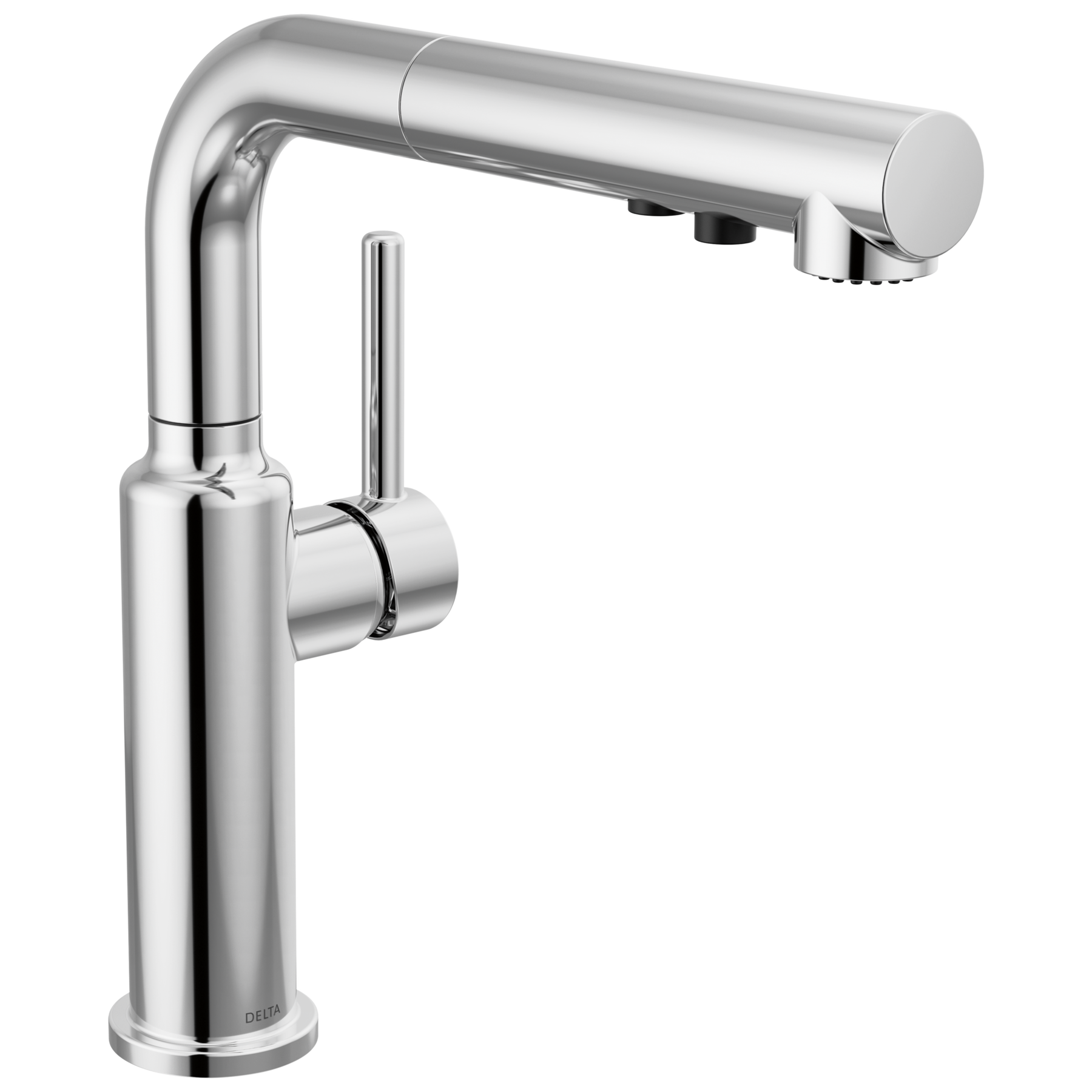 Single Handle Pull-Out Kitchen Faucet in Chrome — image 1