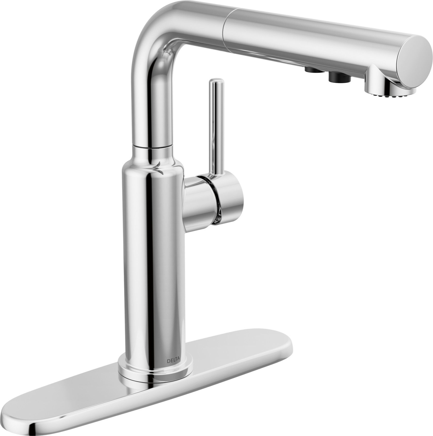 Single Handle Pull-Out Kitchen Faucet in Chrome — thumbnail 2